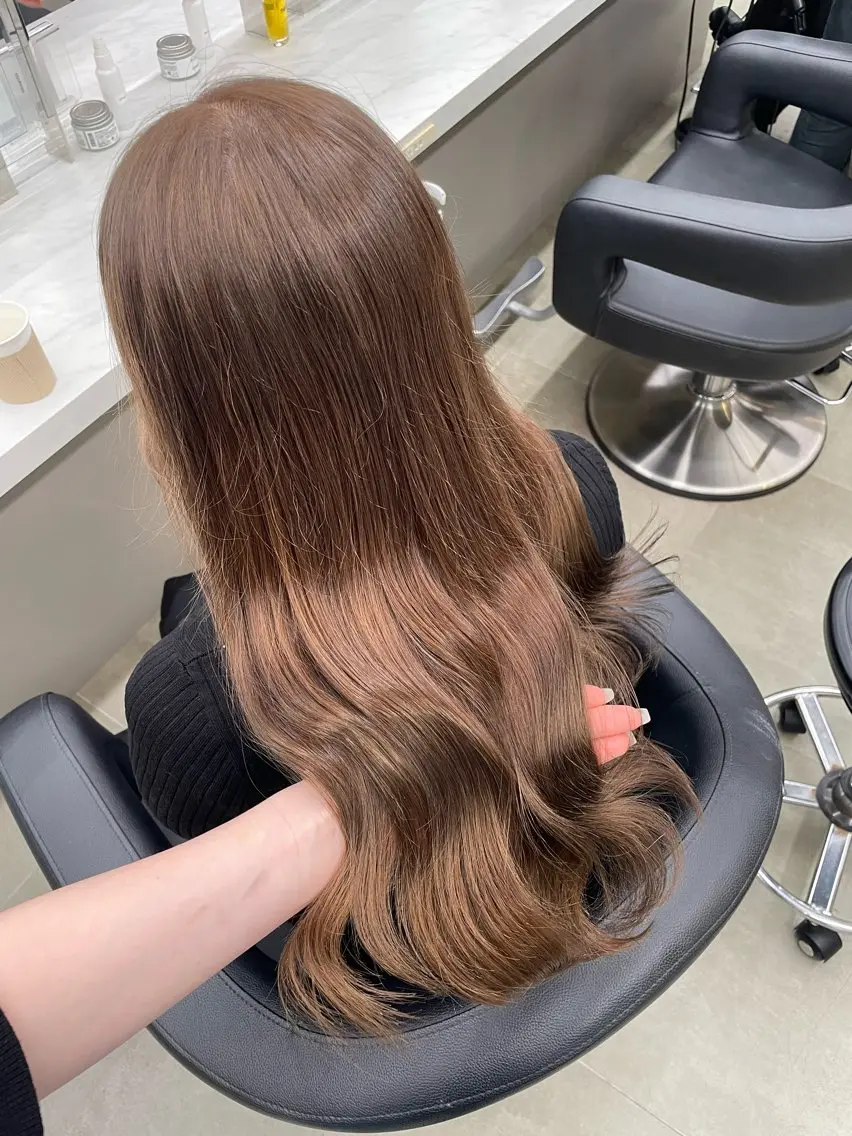 ロング カラー 🎀暖色/ラベンダー /paru🤍のヘアスタイル