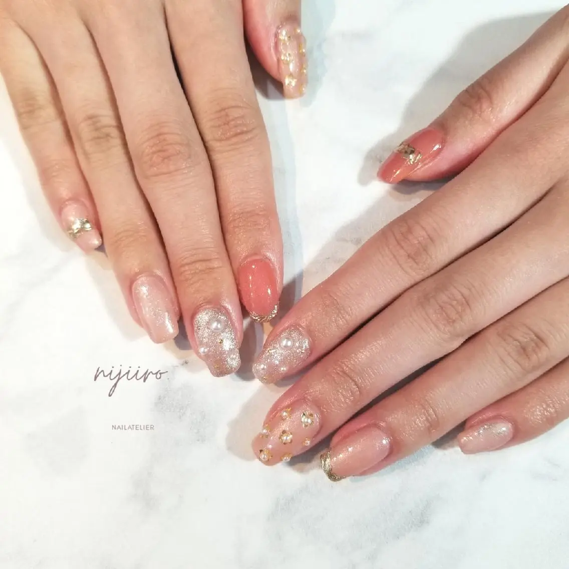 ネイル ハンドネイル nijiiro🌈 サトウのネイルデザイン