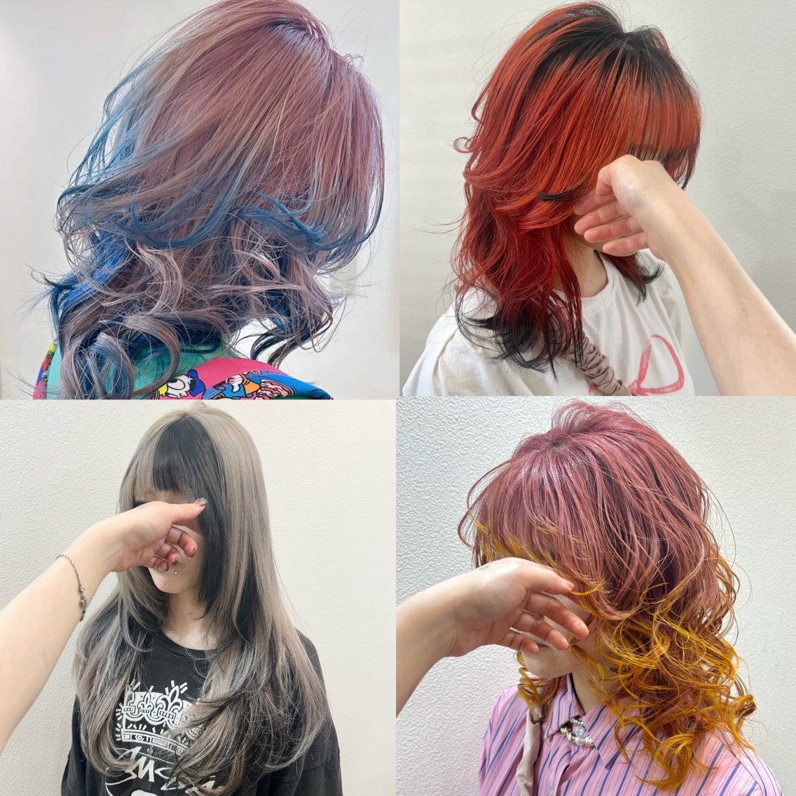 カラー デザインカラー カット ヘアカラー トリートメント Maya🦋 ハイトーン特化のヘアスタイル