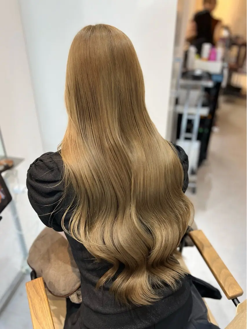 ロング カラー ヘアアレンジ ✨韓国/外国人風✨ 江原巧のヘアスタイル