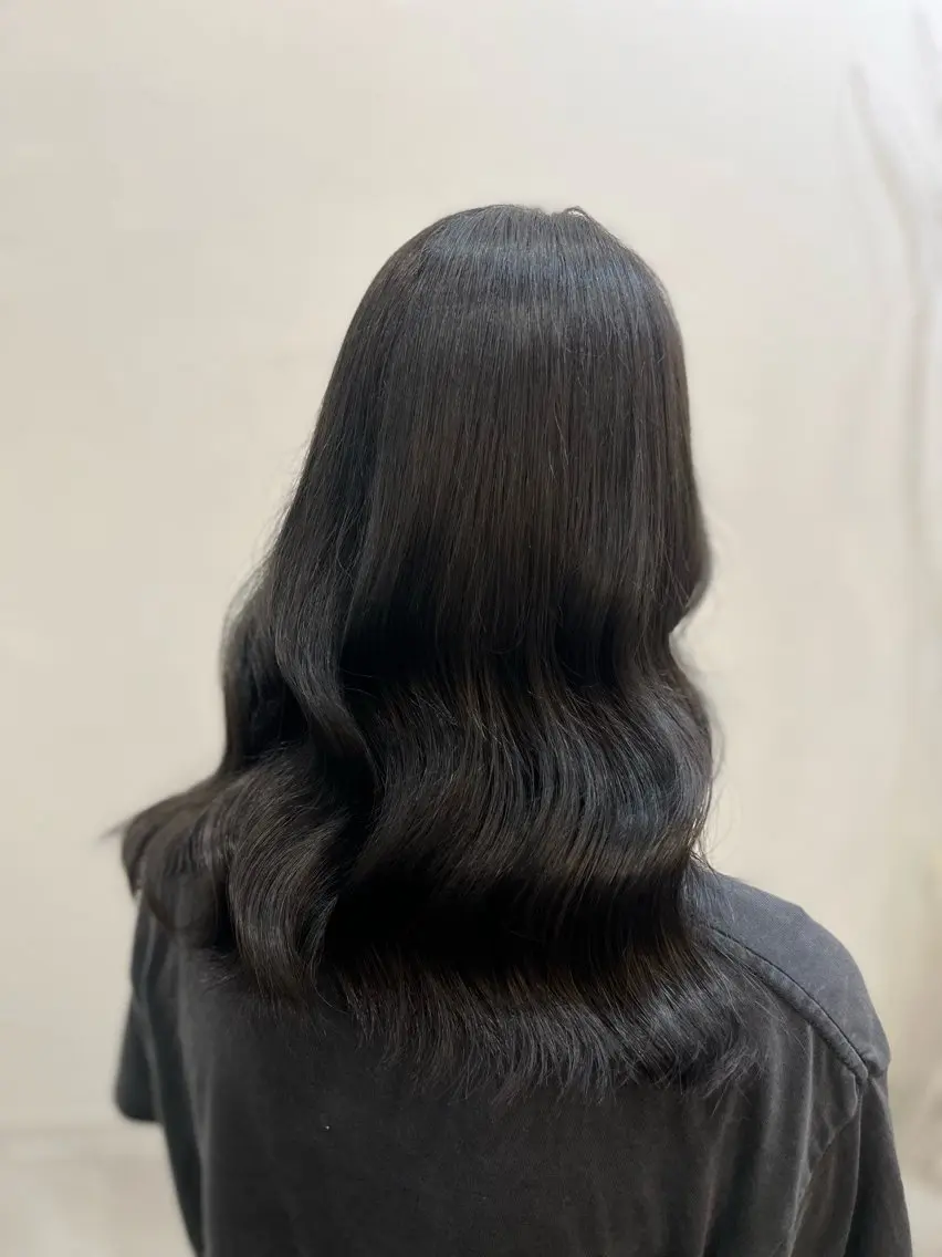 ロング カラー 🦋Yui🦋透明感 /ベージュ/Wカラーのヘアスタイル
