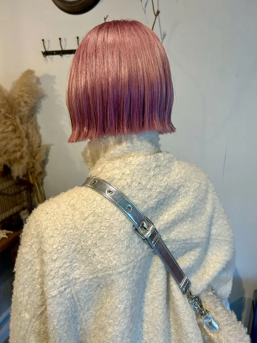 ショート ボブ カット ヘアカラー トリートメント ボブ/暖色/透明 感カラー/Sachiのヘアスタイル