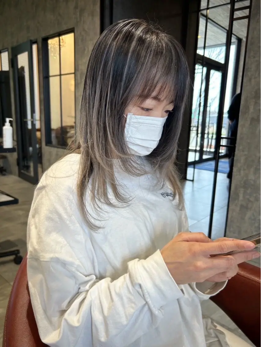 カラー 檀ノ原 結希のヘアスタイル