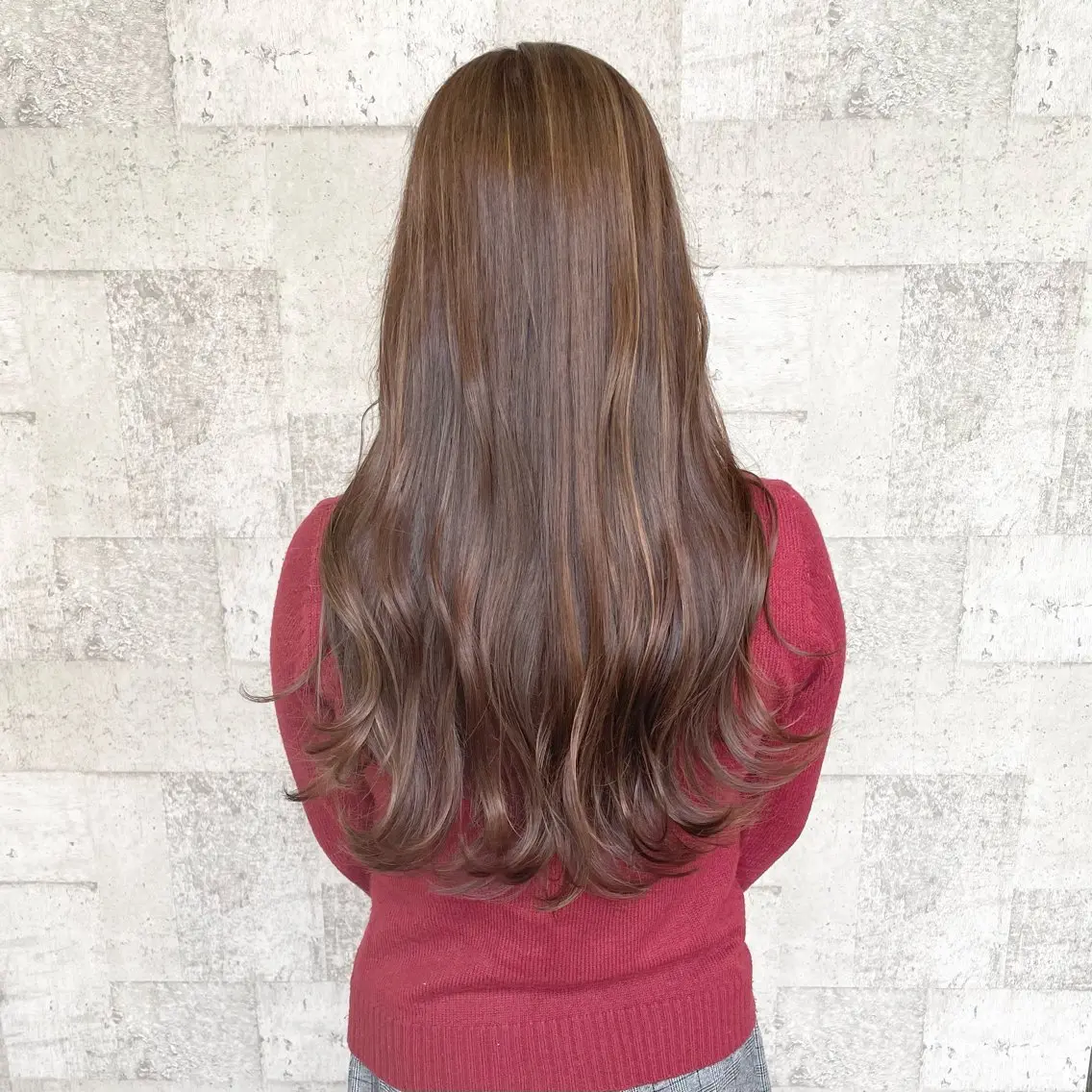 ロング カラー ブリーチ ケアブリーチ ハイライトカラー ハイライト 髪質改善 村上 遥香 店長スタイリストのヘアスタイル