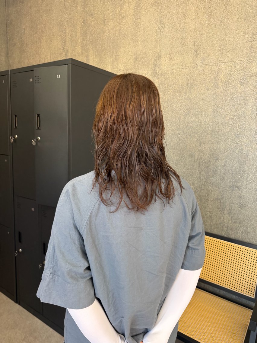 ミディアム パーマ ミディアムパーマ sand chiharuのヘアスタイル