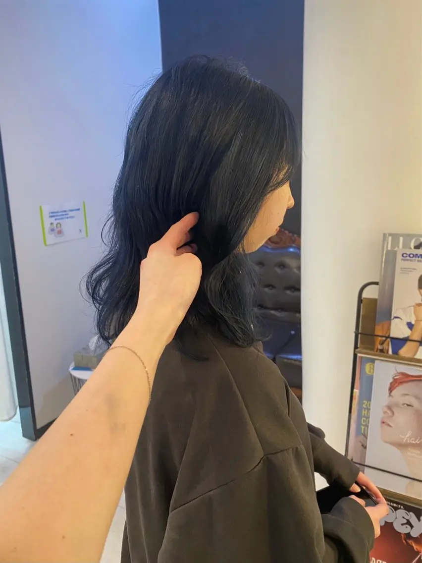 ミディアム カラー カット ヘアカラー トリートメント mai / linoah˚✧のヘアスタイル