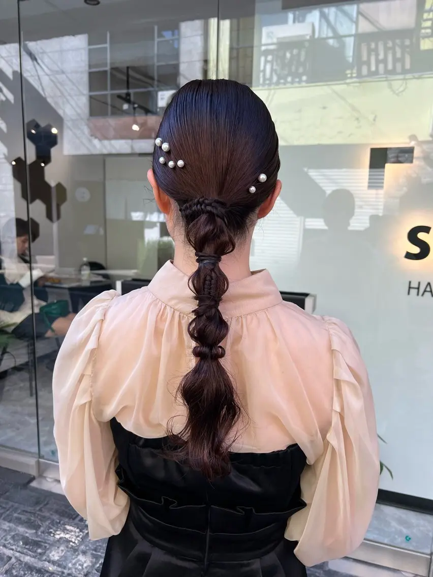 ロング カラー ヘアアレンジ 「sumi」 AMIのヘアスタイル