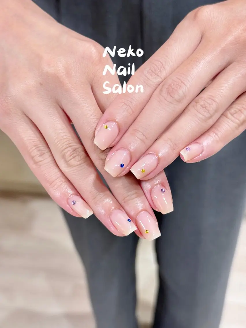 ネイル シンプルネイル ハンドネイル neko nailのネイルデザイン