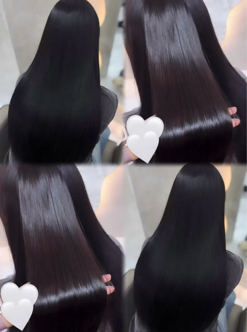 ロング カラー 黒髪 ブラウンカラー 透明感カラー ヘアカラー トリートメント ⟡ひより⟡/熊谷 /モデル様募集中🍓のヘアスタイル