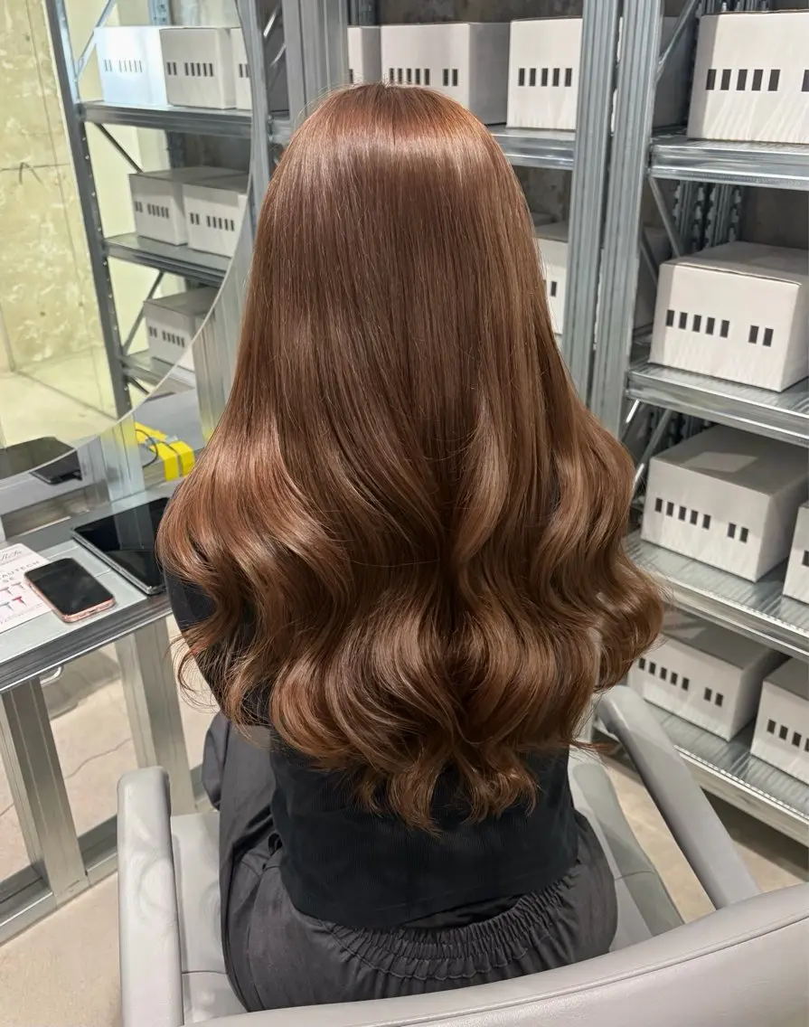 ロング カラー カット ヘアカラー トリートメント ダブルカラー/レイヤ ーカット 🤍ゆきなのヘアスタイル