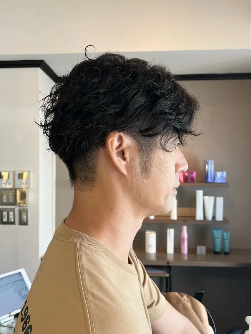 パーマ メンズ メンズパーマ Suzu ／ VISEOのヘアスタイル