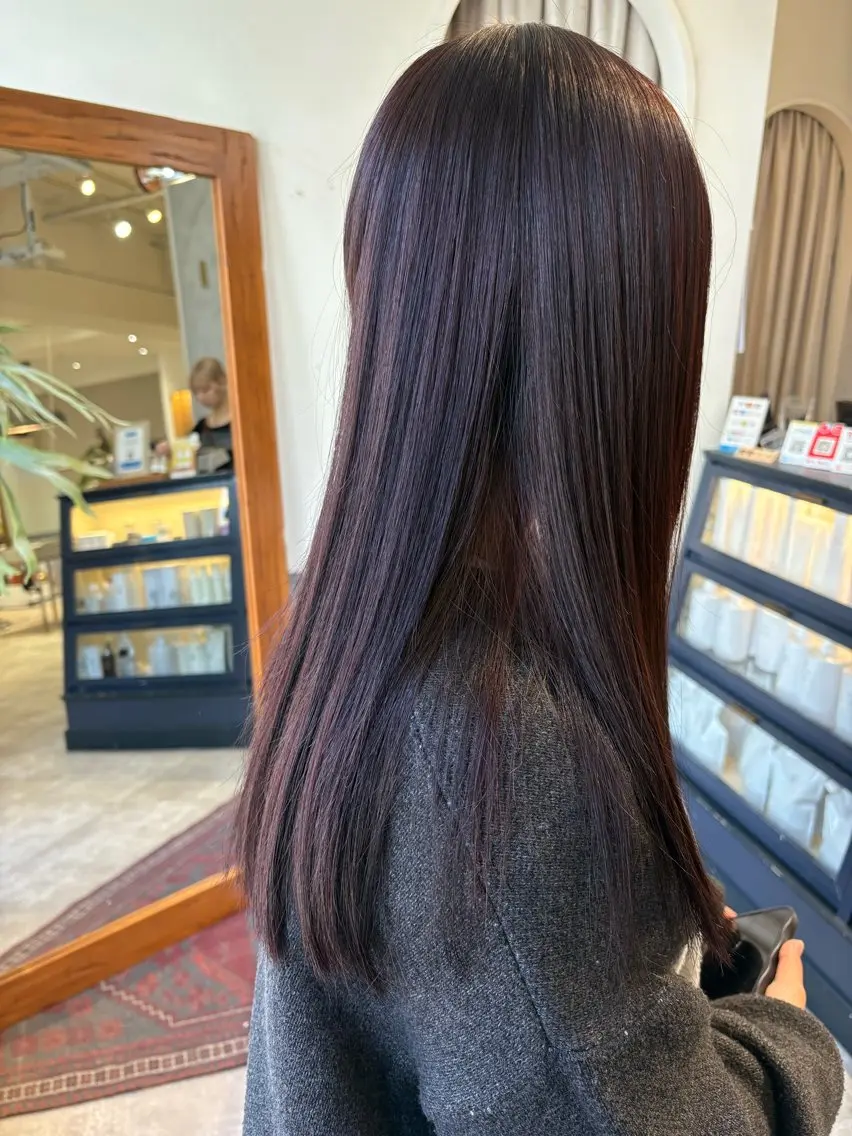 ロング カラー SIKI yuuna レイヤーカット🪽のヘアスタイル