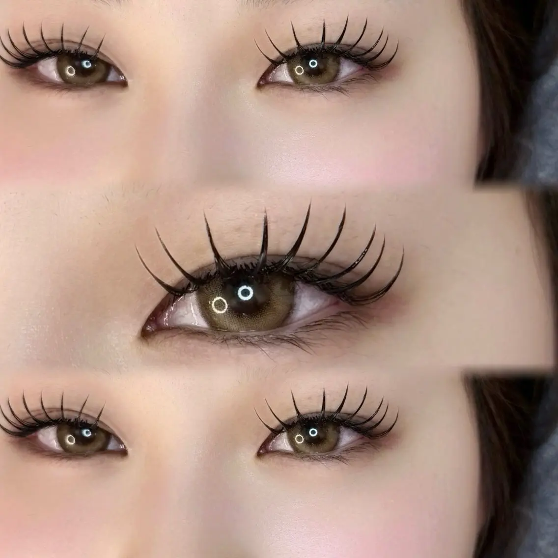 W flat lashes 100束の写真