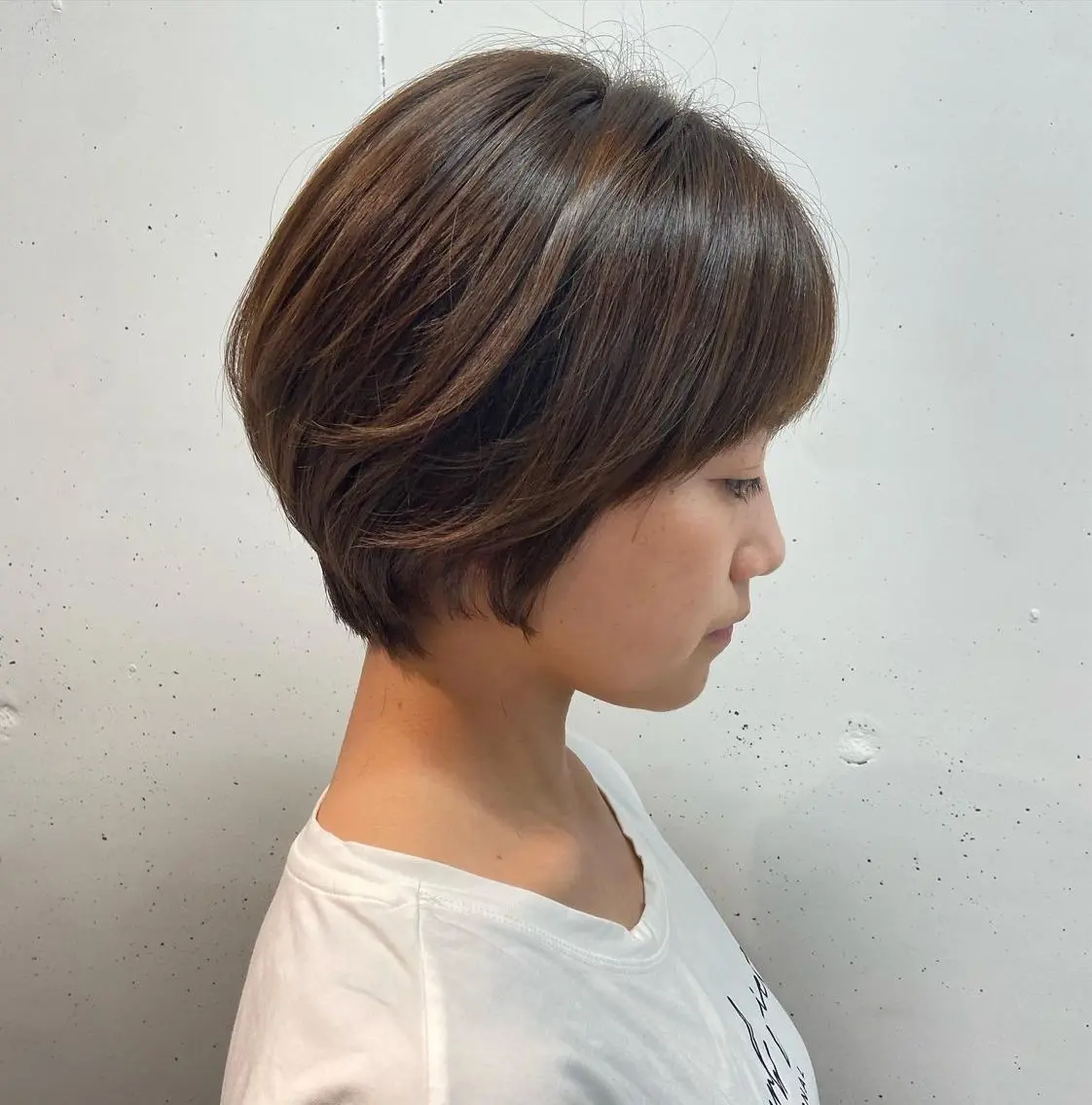 ショート ショートボブ ボブ ショートヘア カット ウルフカット レイヤーカット上柿のヘアスタイル