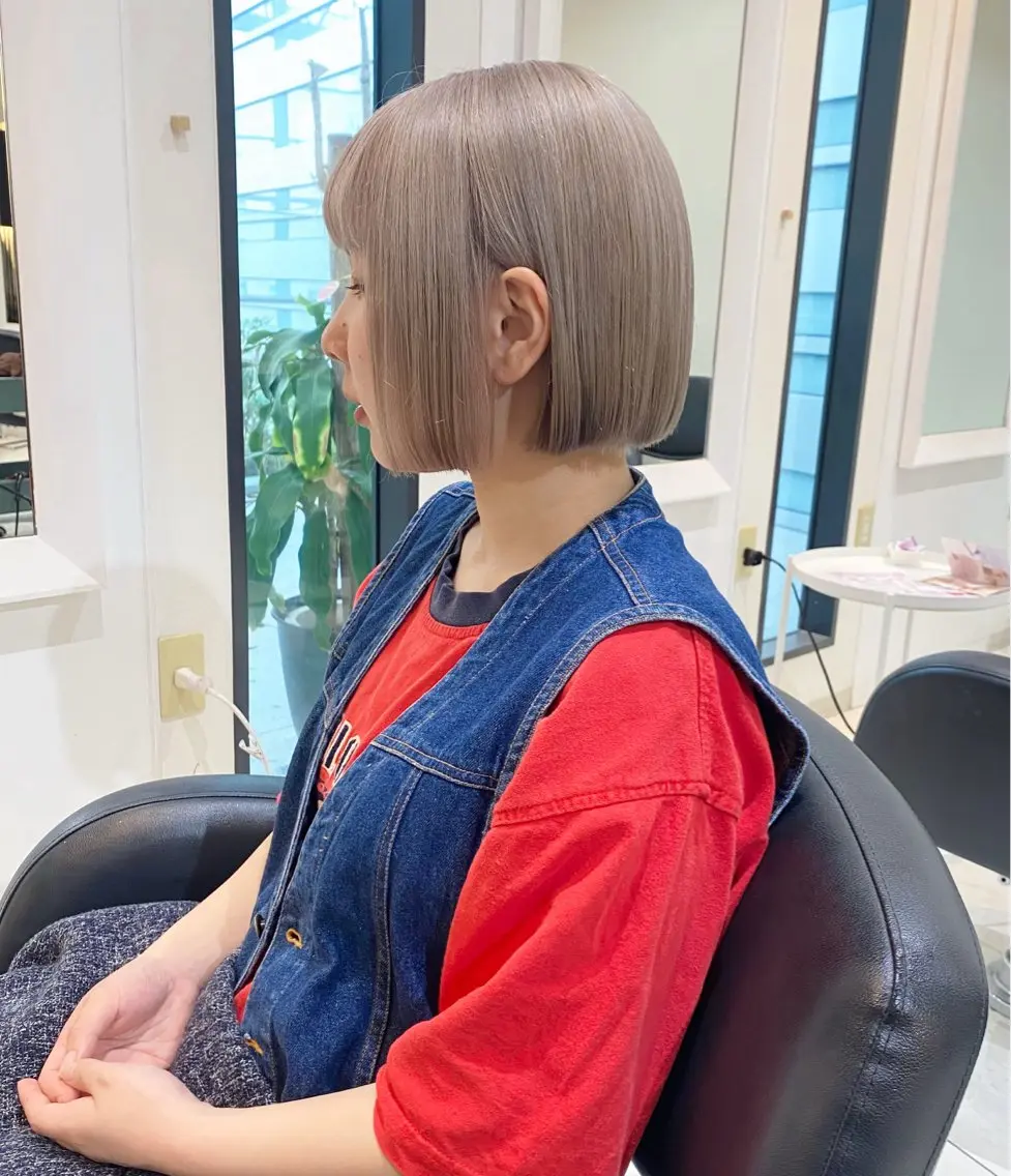 ショート カラー ピンクカラー カット ヘアカラー トリートメント mai / linoah˚✧のヘアスタイル