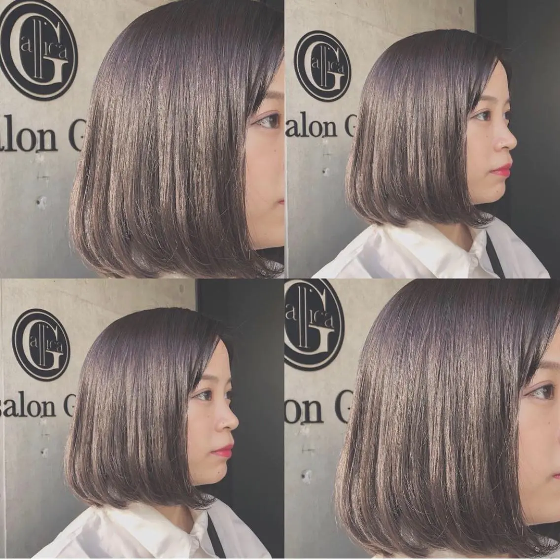 ショート カラー カット ヘアカラー トリートメント 荒木 依莉亜のヘアスタイル