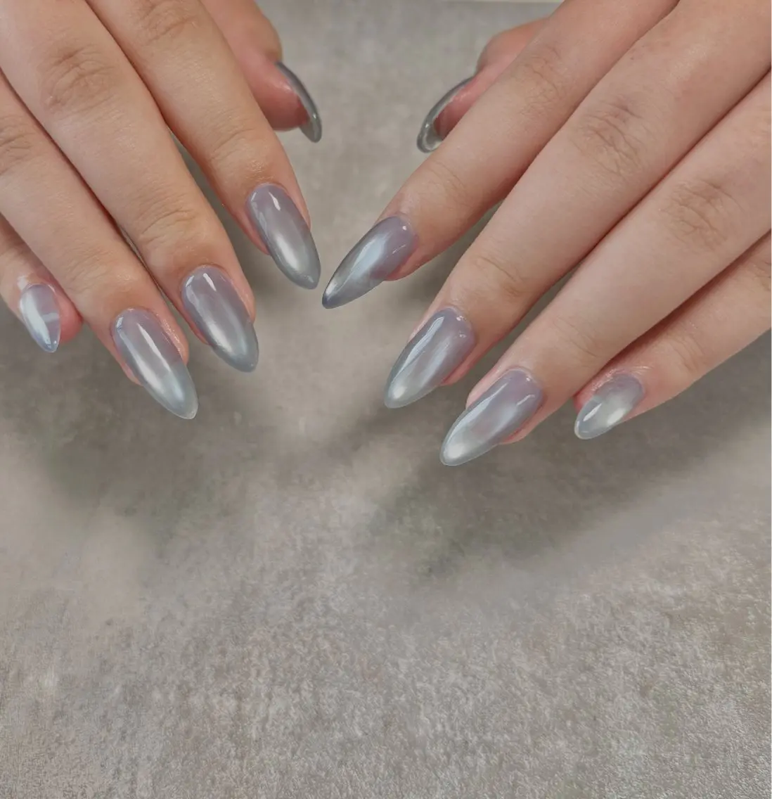 ネイル マグネットネイル マグネットワンカラー ワンカラーネイル ハンドネイル nailroom amyのネイルデザイン