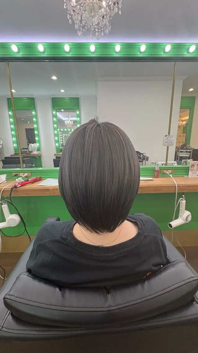 ショート カラー ヘアカラー 齋藤 悠生のヘアスタイル