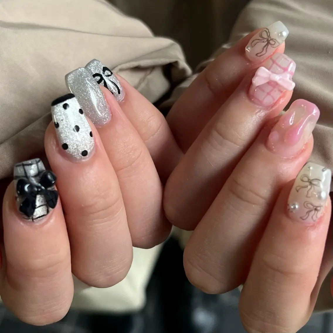 ネイル ハンドネイル Hata nail 🎀個性派ニュアンスのネイルデザイン