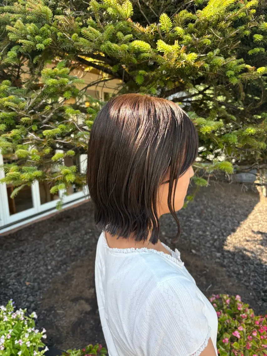 ミディアム カラー カット ヘアカラー Flat /rina🧸のヘアスタイル