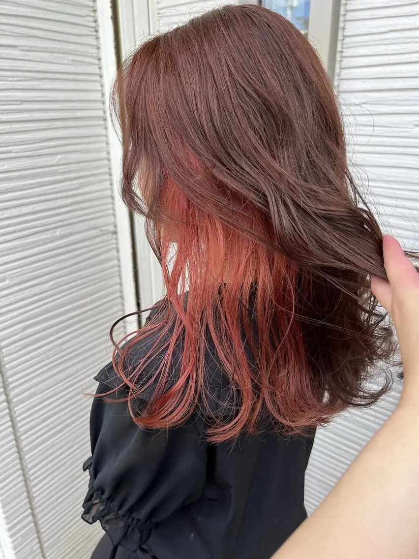 カラー 横山 香音のヘアスタイル