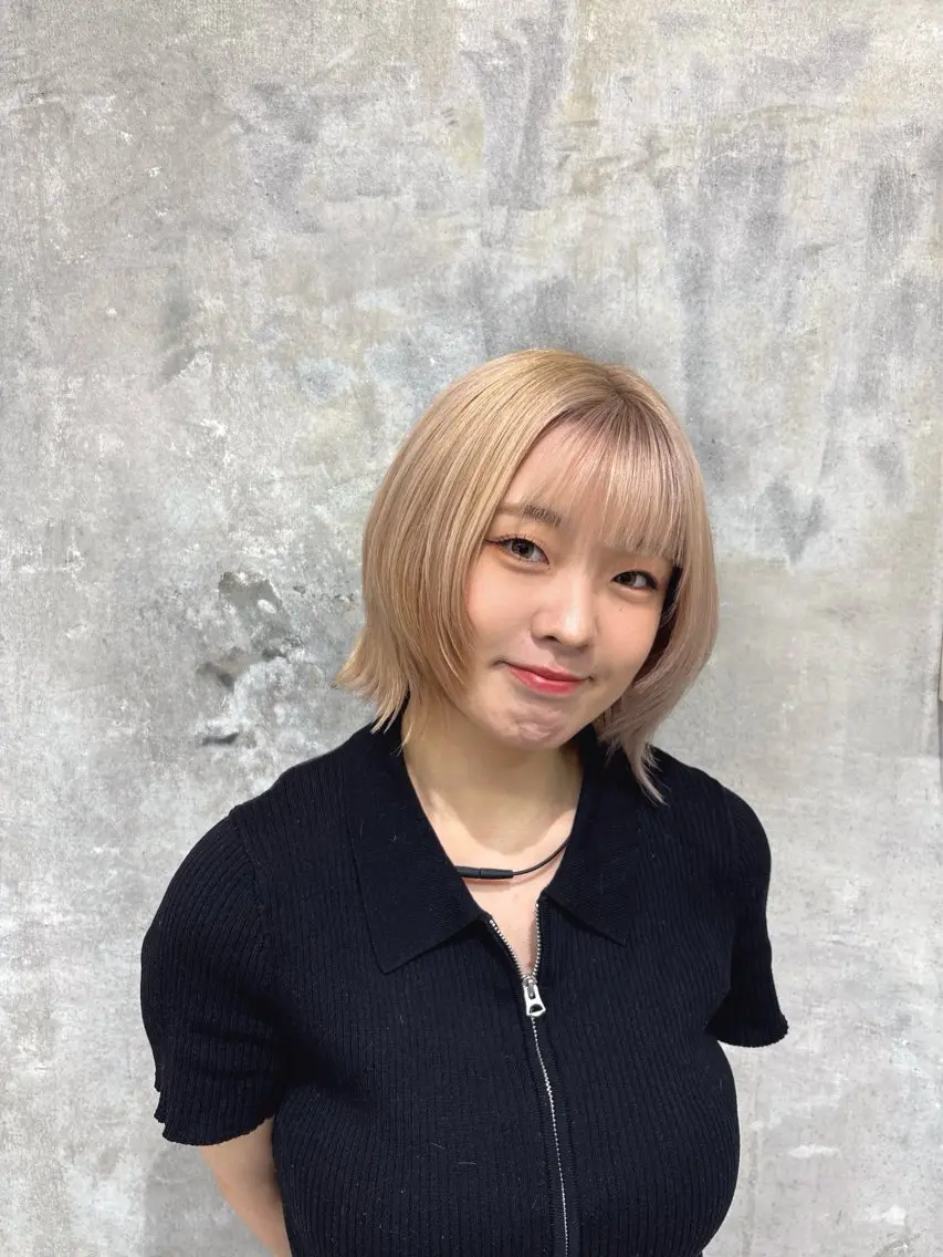 ショート ヘアカラー ショート・ボブ 🌈chinaのヘアスタイル