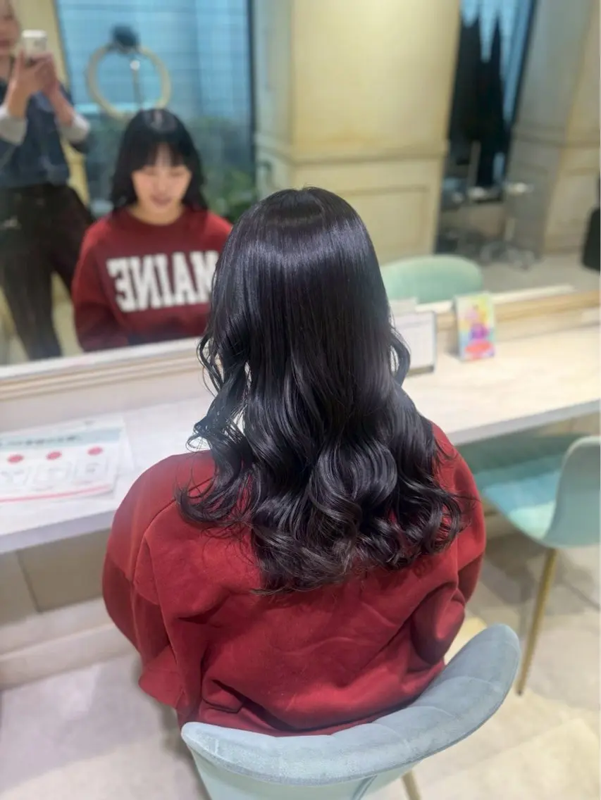 カラー ヘアカラー トリートメント 💙透明感艶カラー/ ゆうな💙のヘアスタイル
