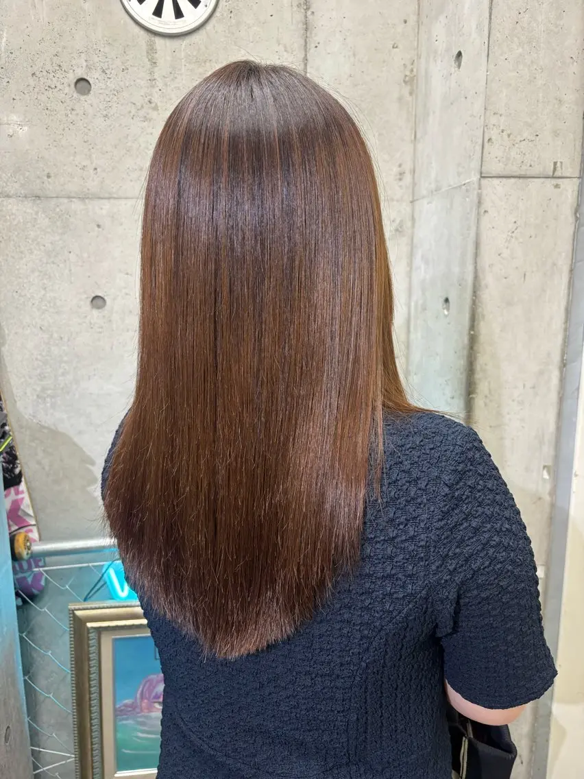 縮毛矯正 縮毛矯正モデル募集中 RIKOのヘアスタイル