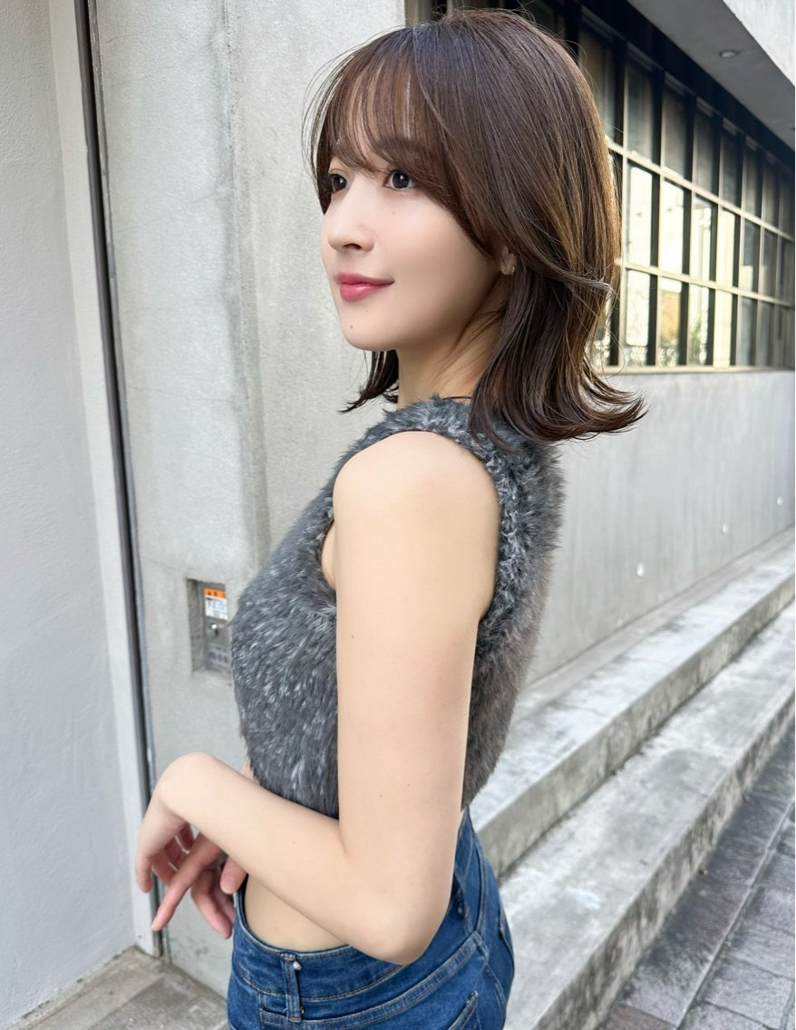 ミディアム 鎌倉 彩のヘアスタイル