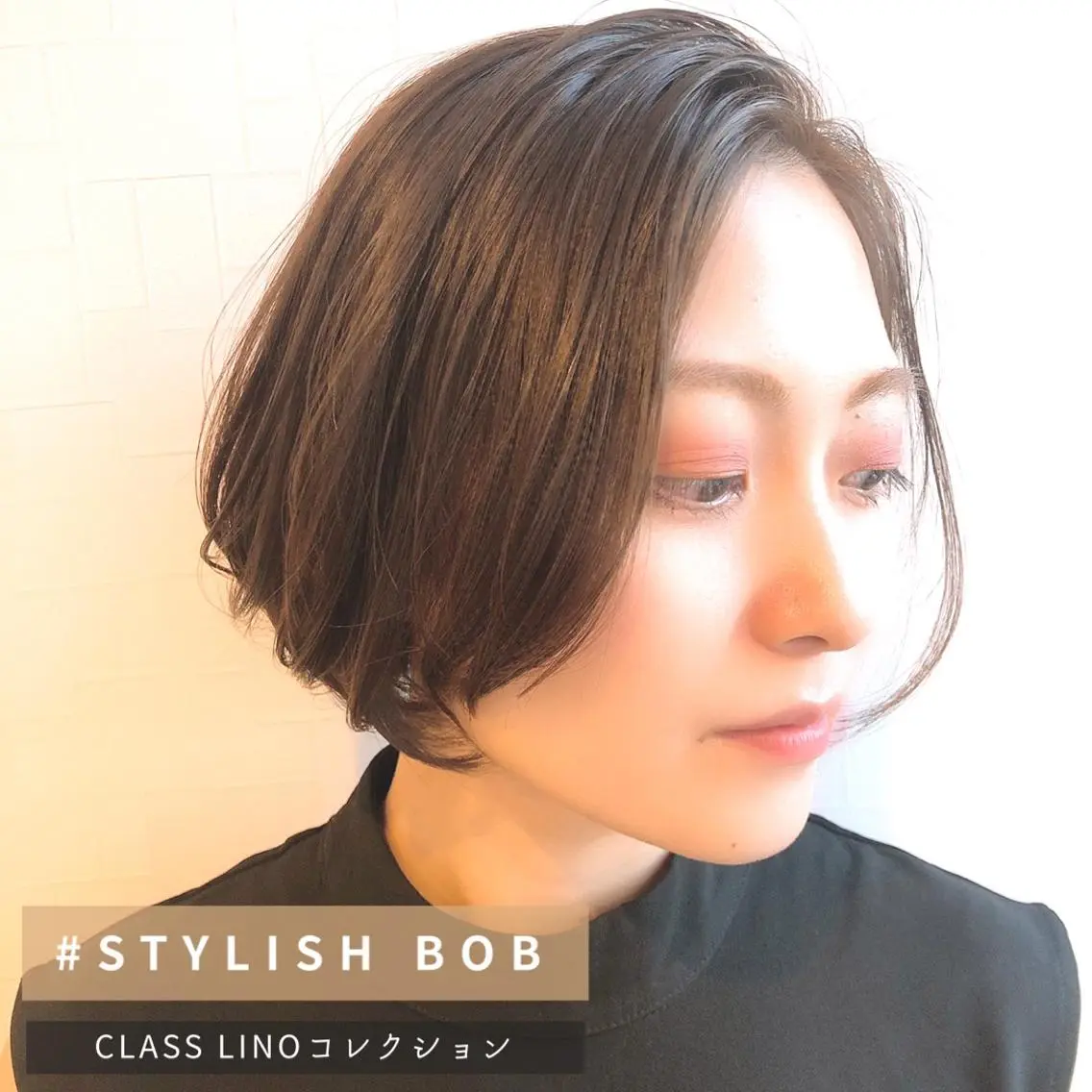 ショート カラー ボブ 鈴木 香澄のヘアスタイル