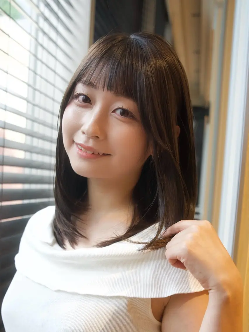 ミディアム カラー カット ヘアカラー 梅本 佳容子のヘアスタイル