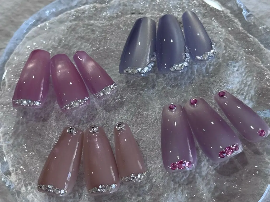 ネイル アートネイル マグネットネイル 持ち込み ハンドネイル Nail 中村公園 kanakoのネイルデザイン
