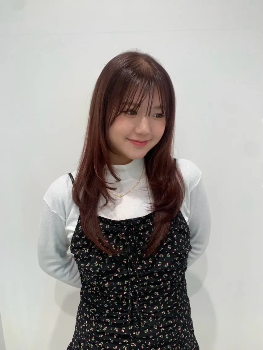 ロング カラー ヘアカラー トリートメント BASSA🌼 rinka🌼のヘアスタイル
