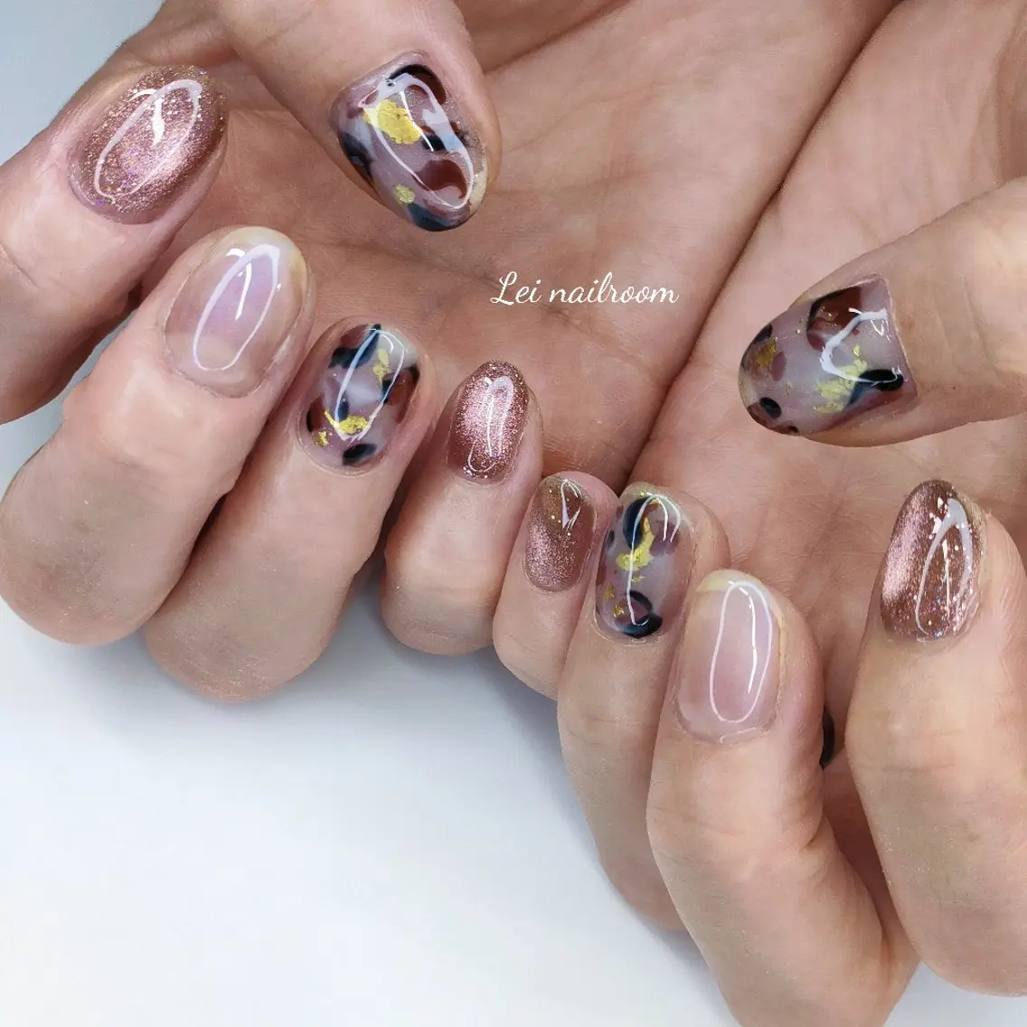 ネイル アニマル柄 lei🌼 nailroomのネイルデザイン