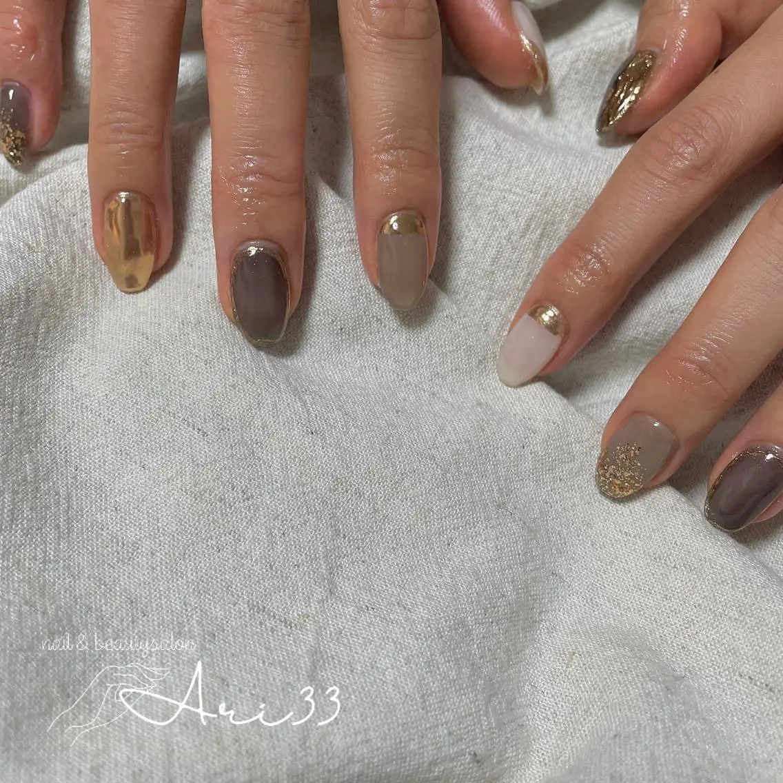 ネイル 持ち込み ハンドネイル プライベートサロン Ari33nailのネイルデザイン