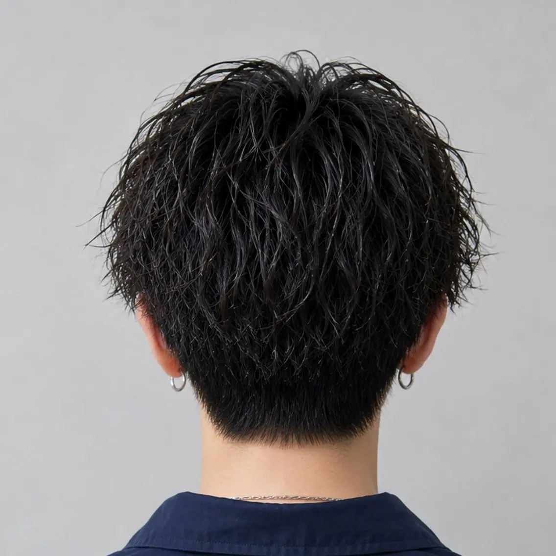 ショート パーマ メンズ センターパート メンズパーマ カット パーマ メンズ特化カットパー マカラー坂田柊のヘアスタイル