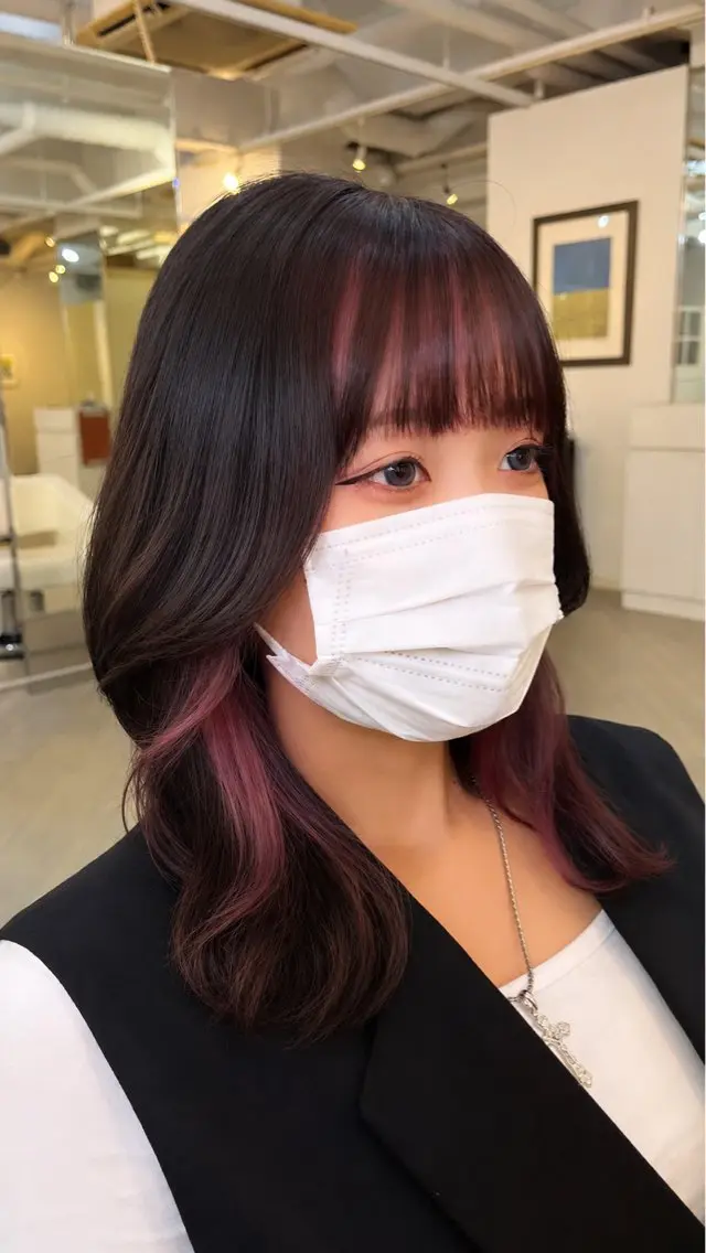 カラー ヘアカラー フルカワ リナのヘアスタイル