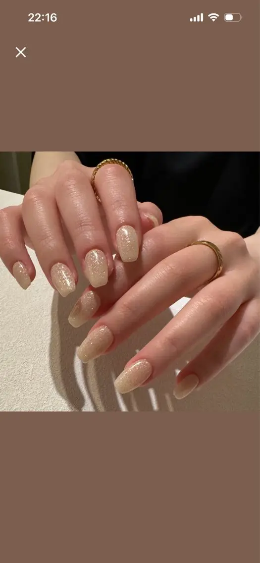 ネイル キラキラネイル ワンカラーネイル シンプルネイル ハンドネイル MARU NAIL nanokaのネイルデザイン