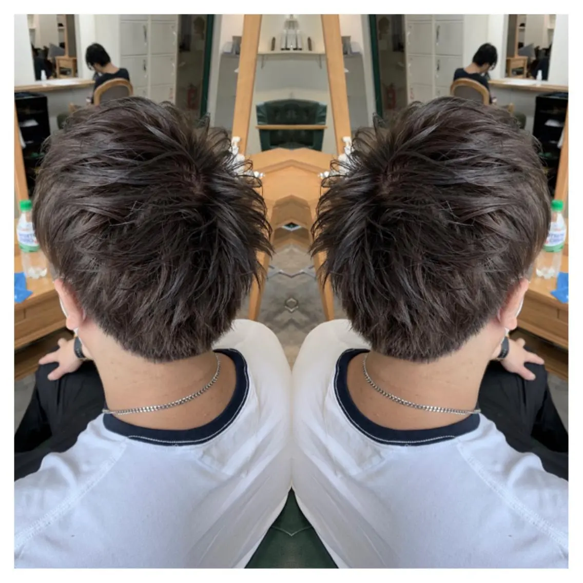 ショート カラー メンズ ヘアカラー トリートメント 村山 茉衣のヘアスタイル