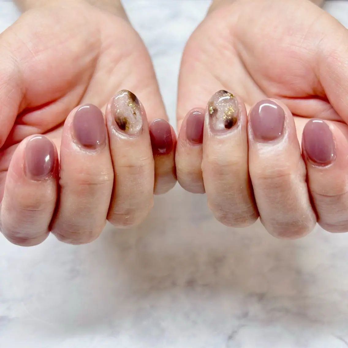 ネイル シンプルネイル MYu Beauty Salon  MAIのネイルデザイン