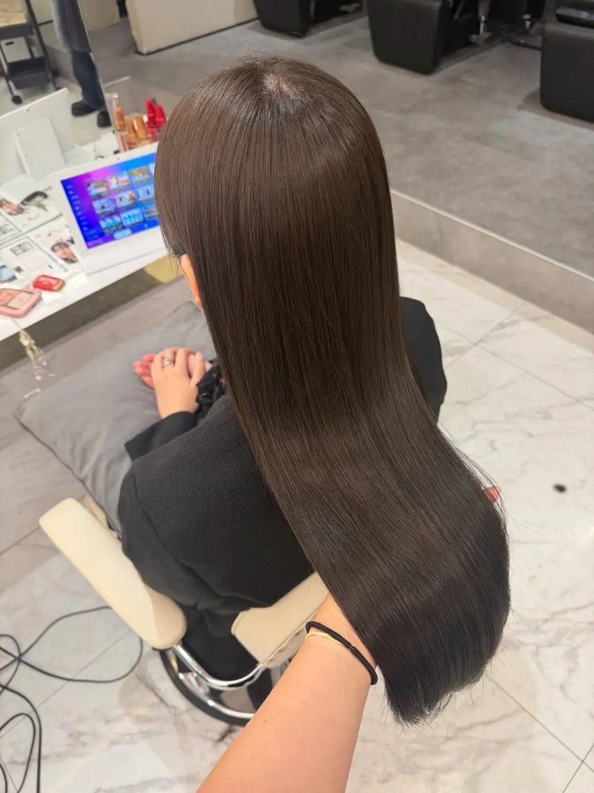ロング トリートメント 韓国🇰🇷髪質改善 Chisaki치사키のヘアスタイル