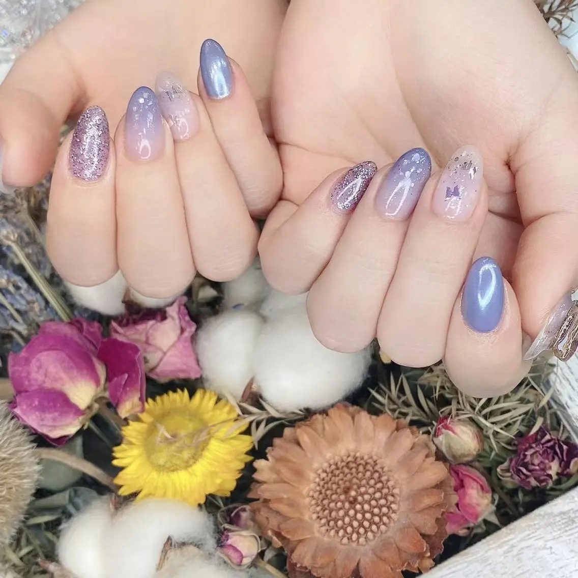 ネイル ミラーネイル Babarla Nailのネイルデザイン