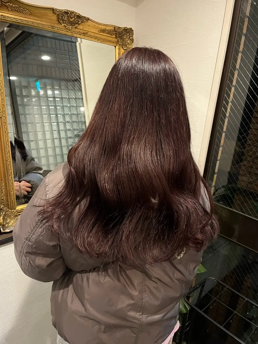🍊暖色カラー🍊➕極潤トリートメントの写真