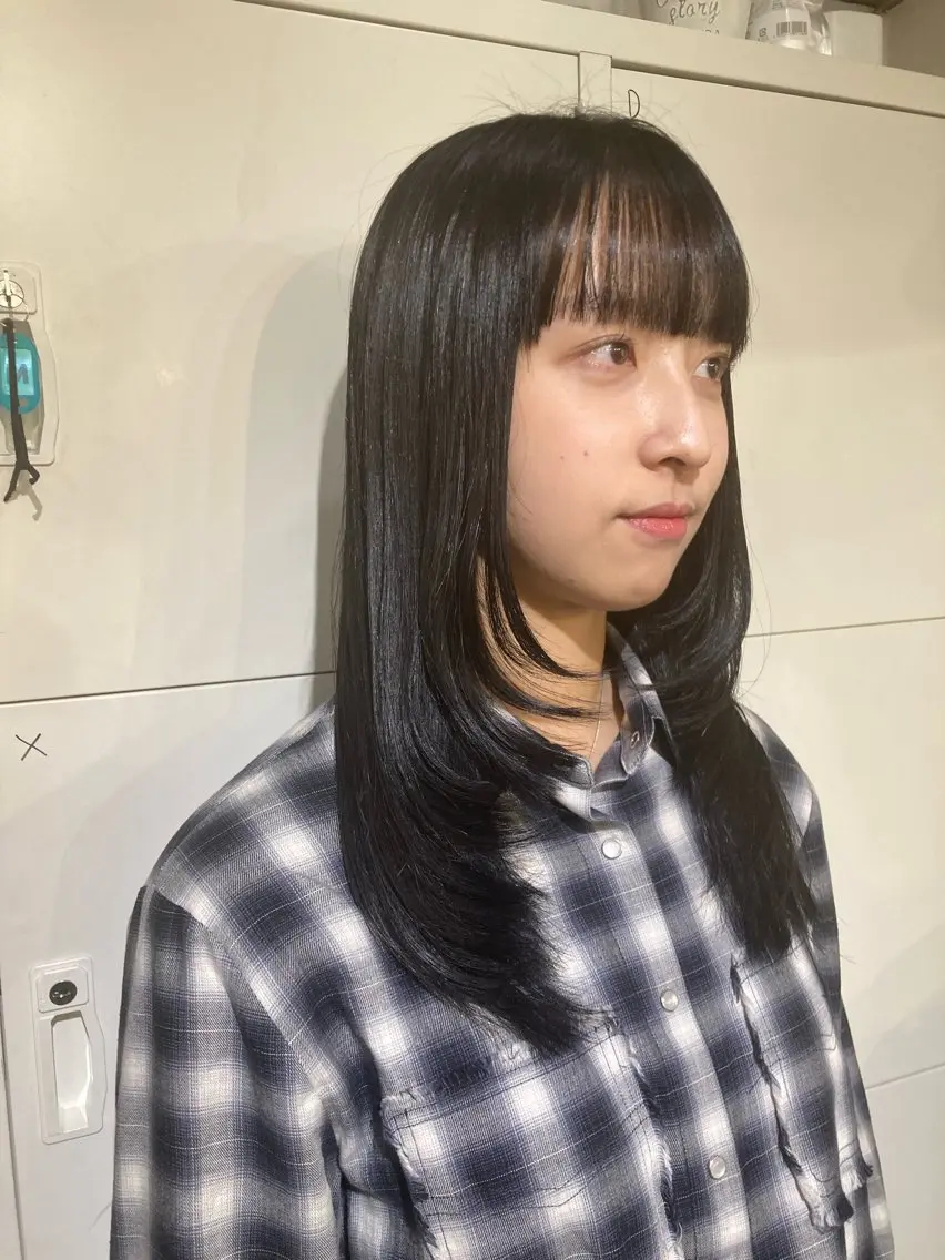ロング カラー 韓国風ヘア レイヤーカット 🌸髪質改善特化🌸 店長　ゆうやのヘアスタイル