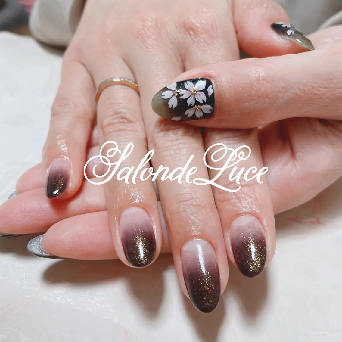 ネイル 桜ネイル Salon de Luceのネイルデザイン