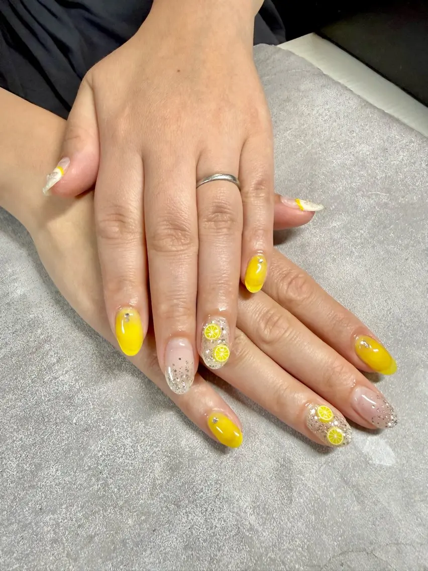 ネイル ハンドネイル Yu-a 🌻 ルカのネイルデザイン