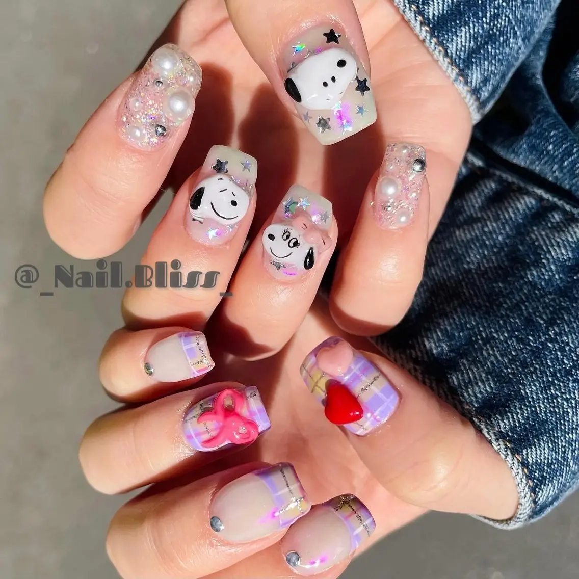 ネイル フレンチネイル ハンドネイル NAIL BLISSのネイルデザイン