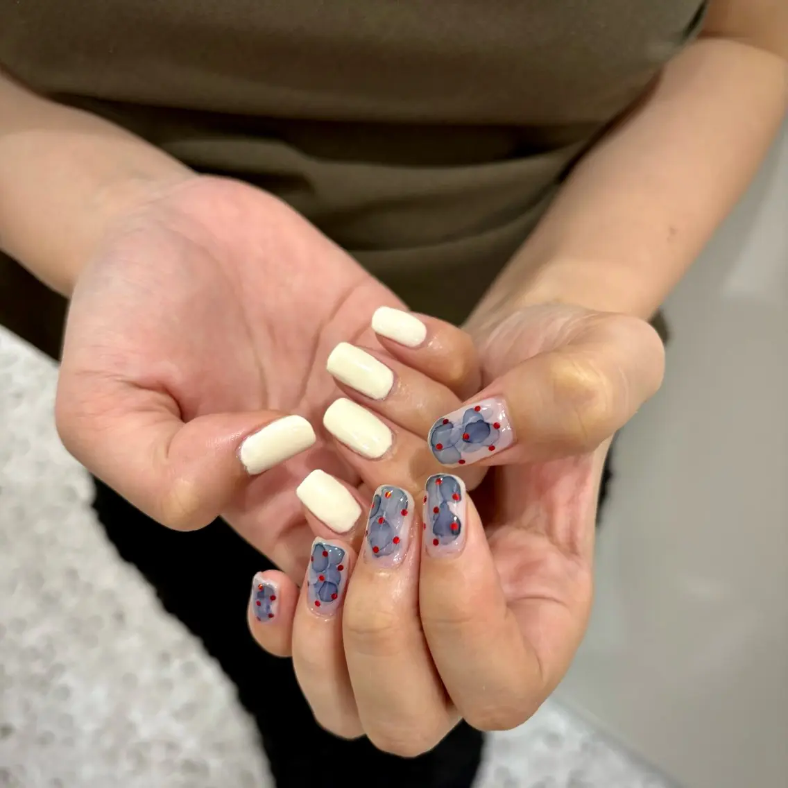 ネイル マグネットネイル メンズネイル ニュアンスネイル ワンカラーネイル シンプルネイル ハンドネイル あいり/金山 ネイルモデル様募集中のネイルデザイン
