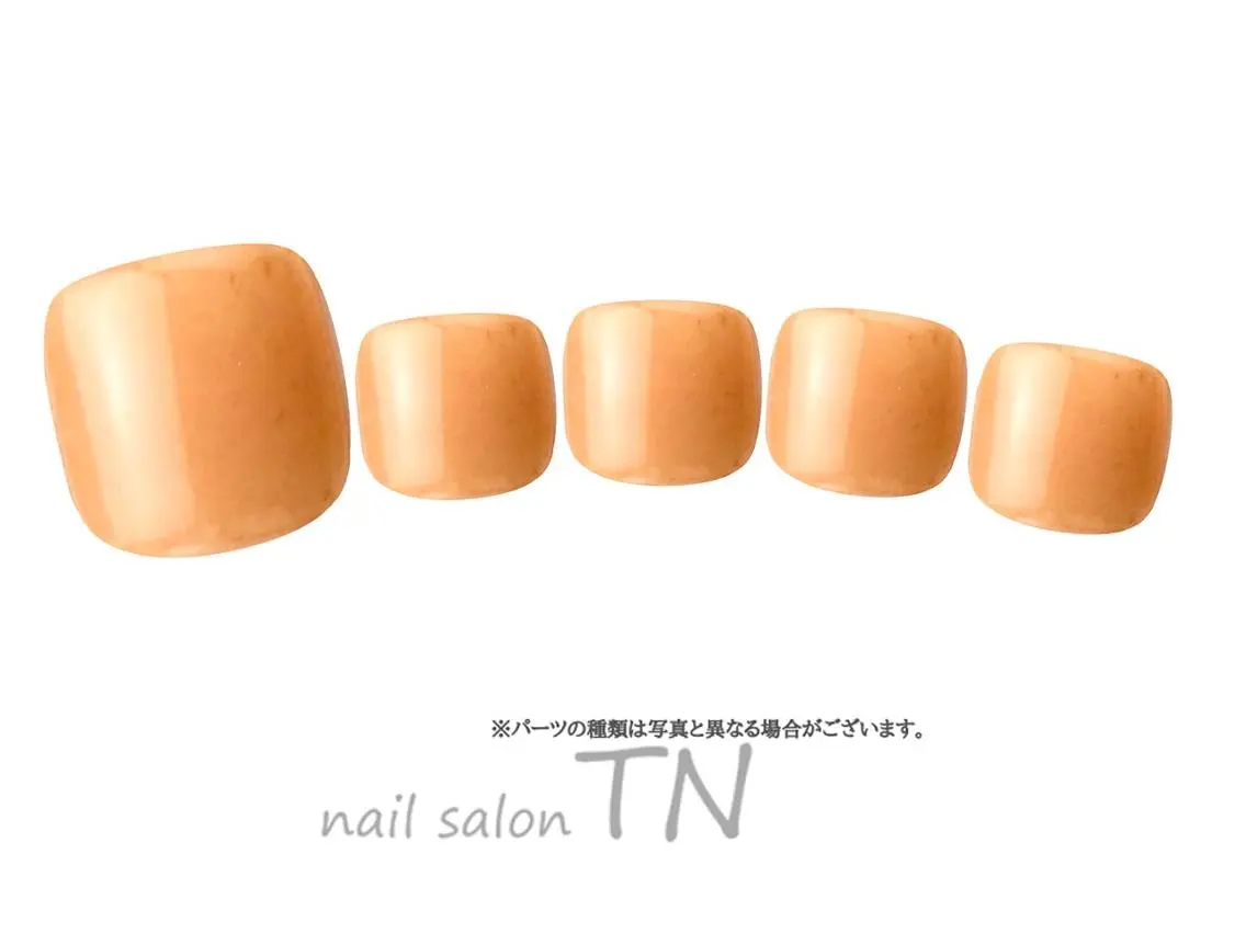 ネイル フットネイル ワンカラーネイル フットネイル 那須野 ☆のネイルデザイン