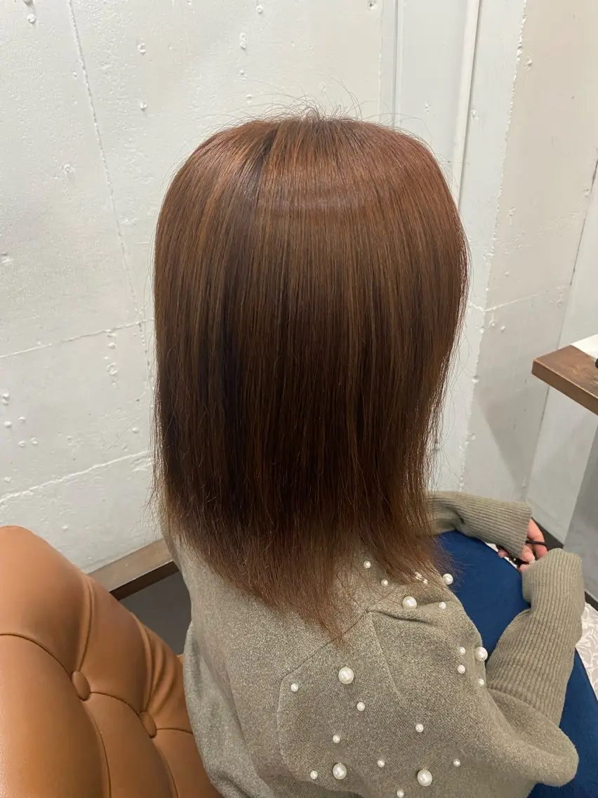 ミディアム カラー ヘアアレンジ 🍒ᩚ名駅/艶髪 縮毛矯正/あゆ🍒ᩚのヘアスタイル